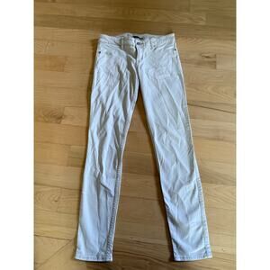 Abercrombie & Fitch Cream Skinny Jeans